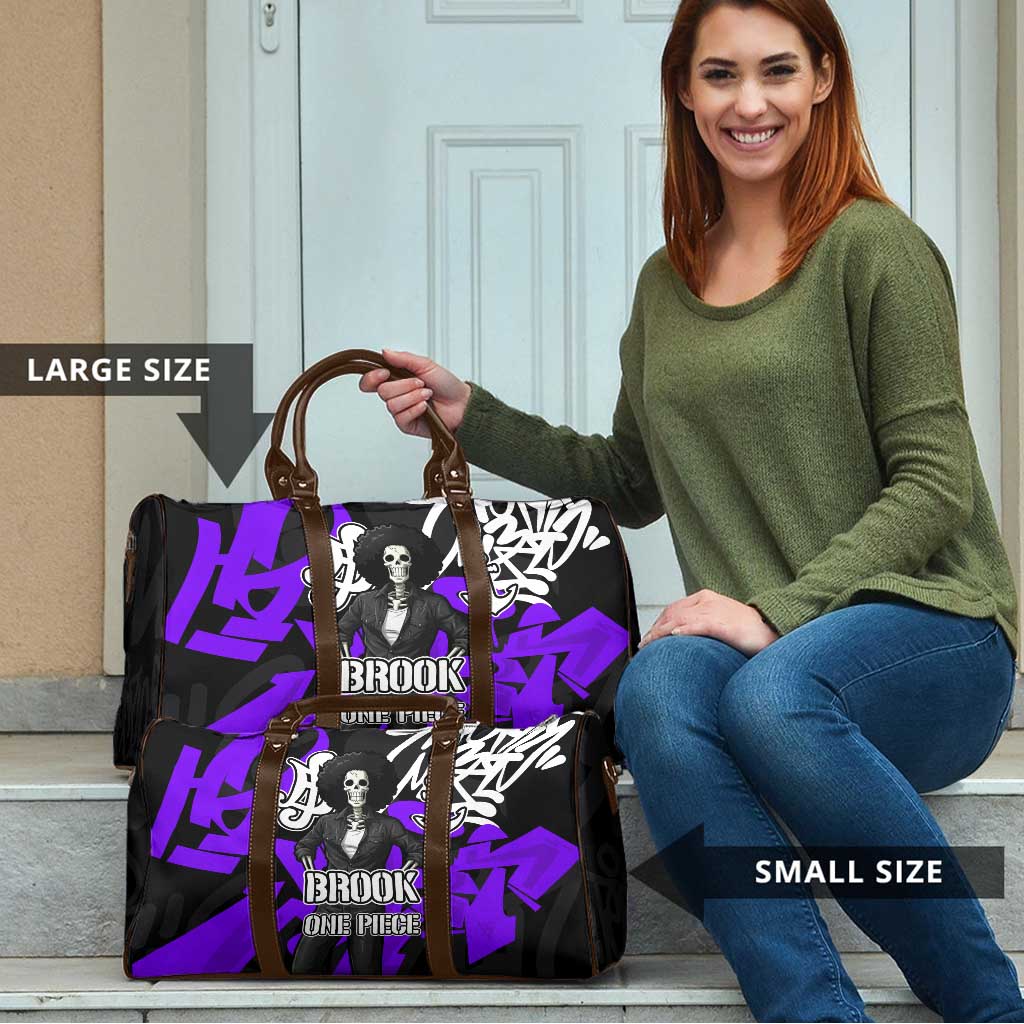 Brook One Piece Travel Bag Graffiti Street Art Anime Collage