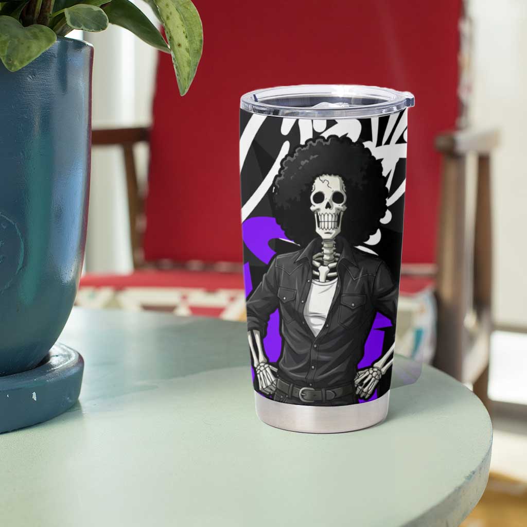 Brook One Piece Tumbler Cup Graffiti Street Art Anime Collage