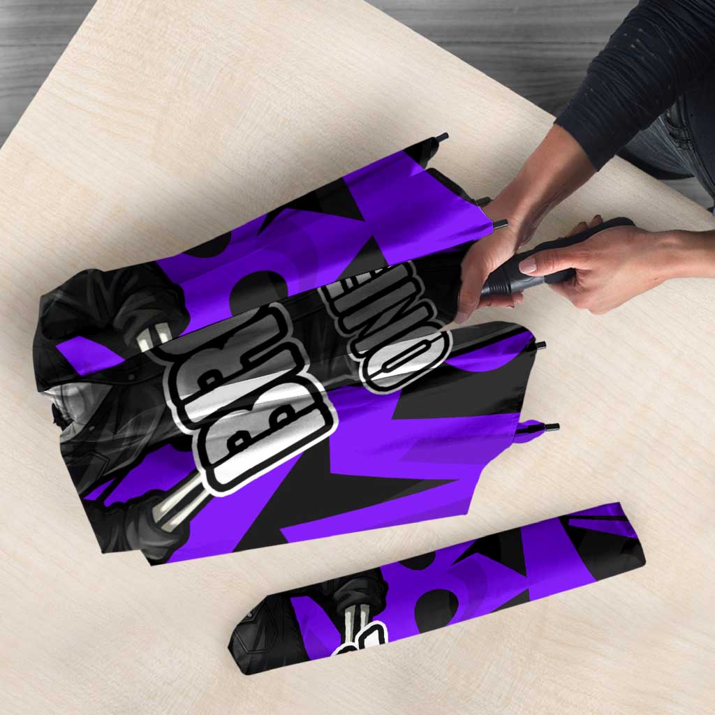 Brook One Piece Umbrella Graffiti Street Art Anime Collage