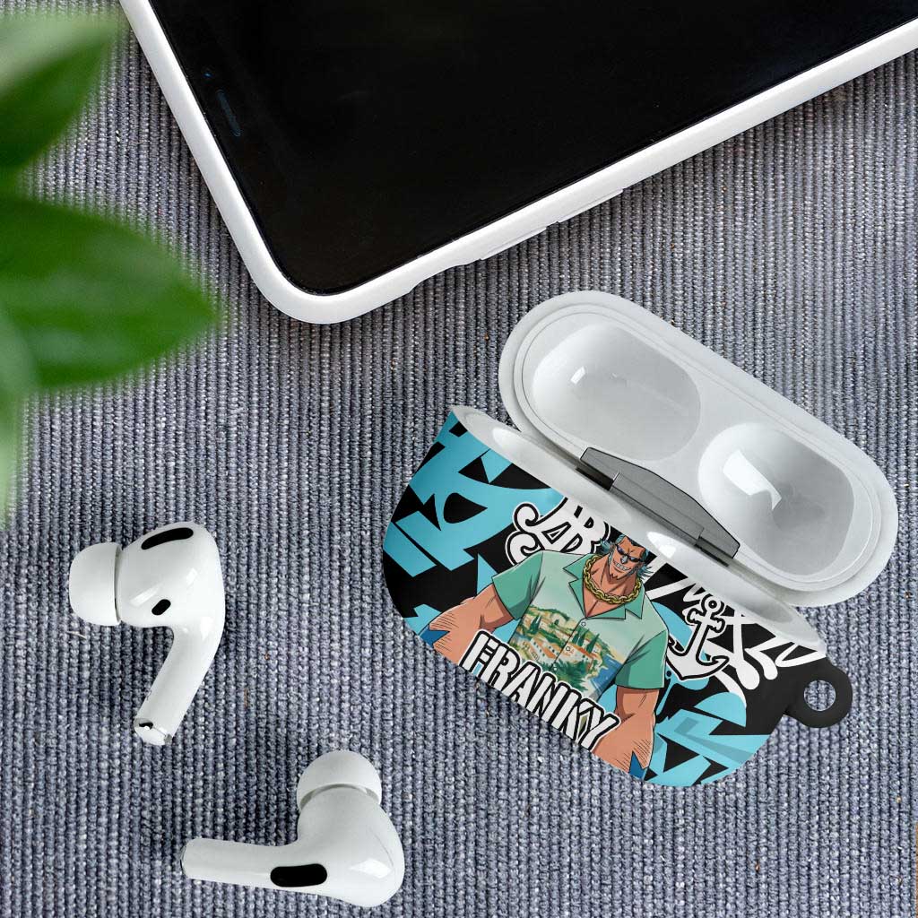 Franky One Piece AirPods Case Graffiti Street Art Anime Collage