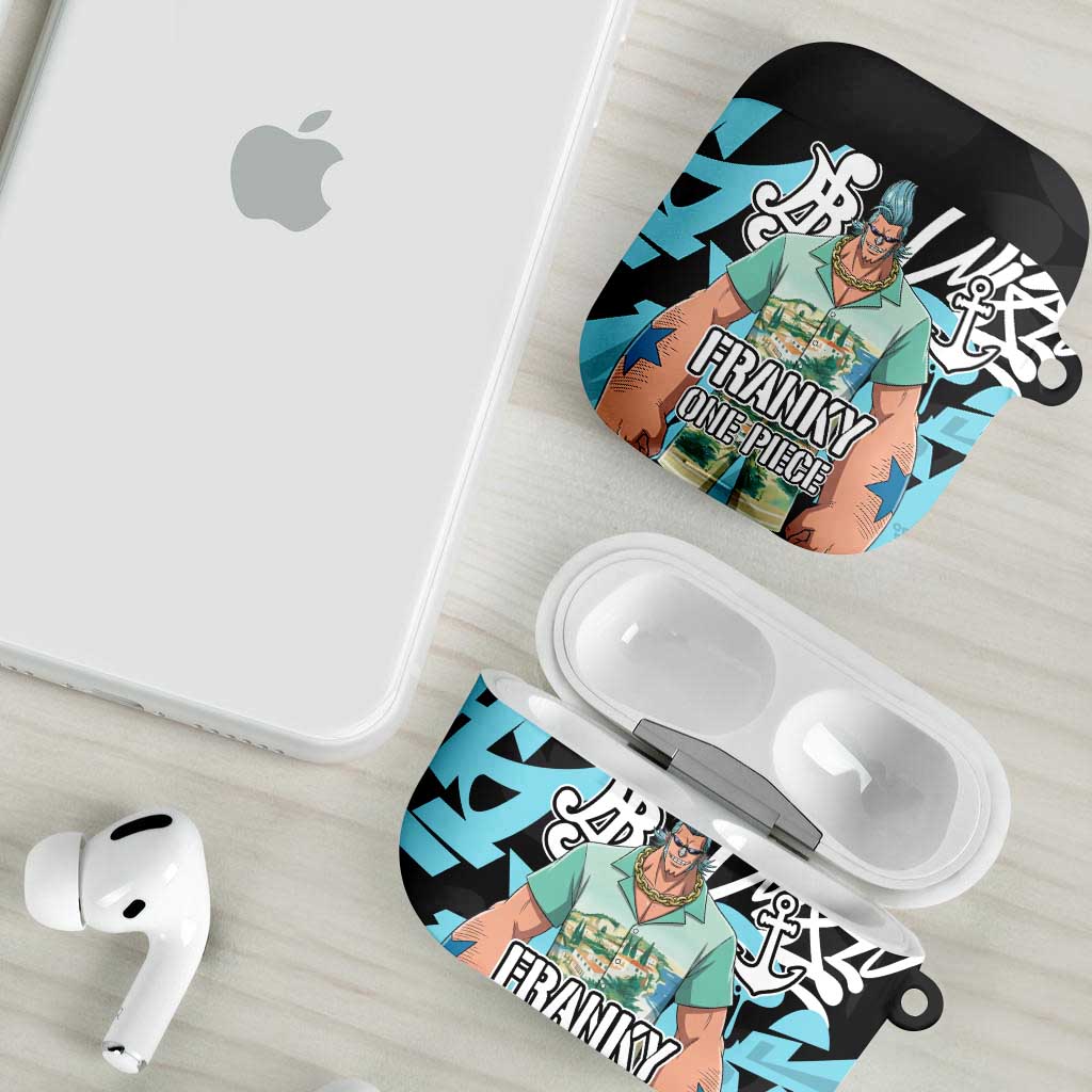 Franky One Piece AirPods Case Graffiti Street Art Anime Collage