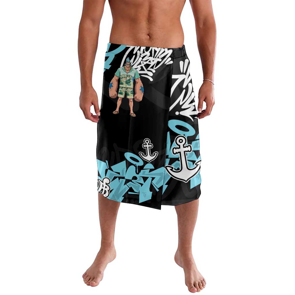 Franky One Piece Lavalava Graffiti Street Art Anime Collage