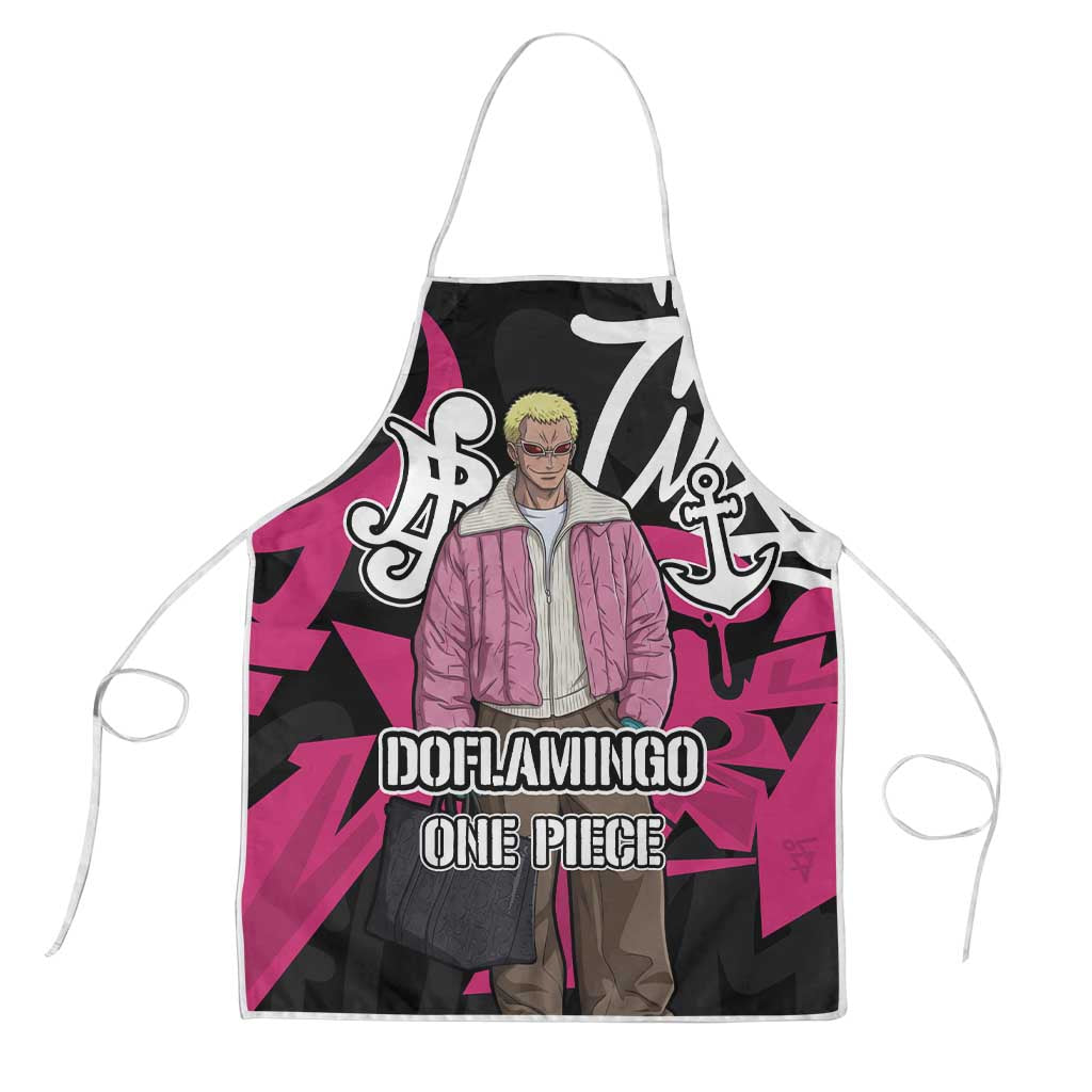 Donquixote Doflamingo One Piece Apron Graffiti Street Art Anime Collage