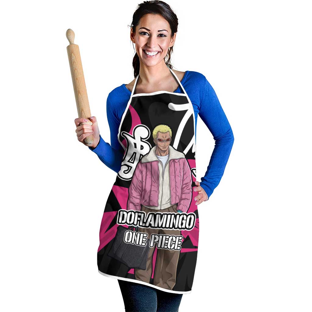 Donquixote Doflamingo One Piece Apron Graffiti Street Art Anime Collage
