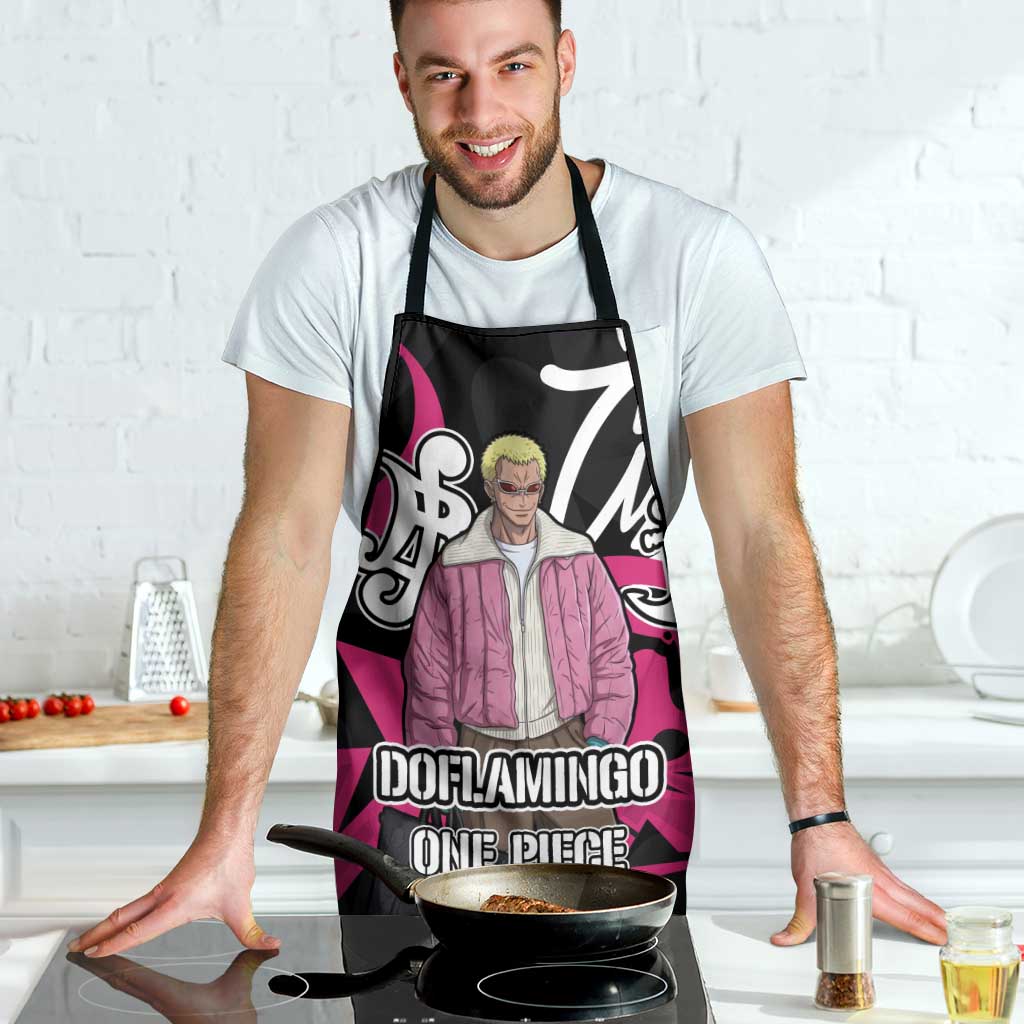 Donquixote Doflamingo One Piece Apron Graffiti Street Art Anime Collage