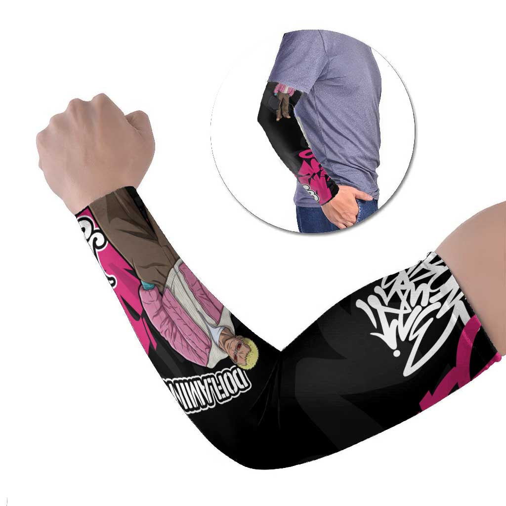 Donquixote Doflamingo One Piece Arm Sleeves Graffiti Street Art Anime Collage