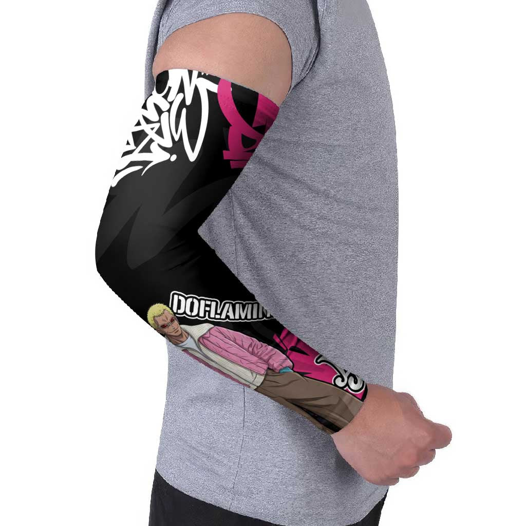 Donquixote Doflamingo One Piece Arm Sleeves Graffiti Street Art Anime Collage