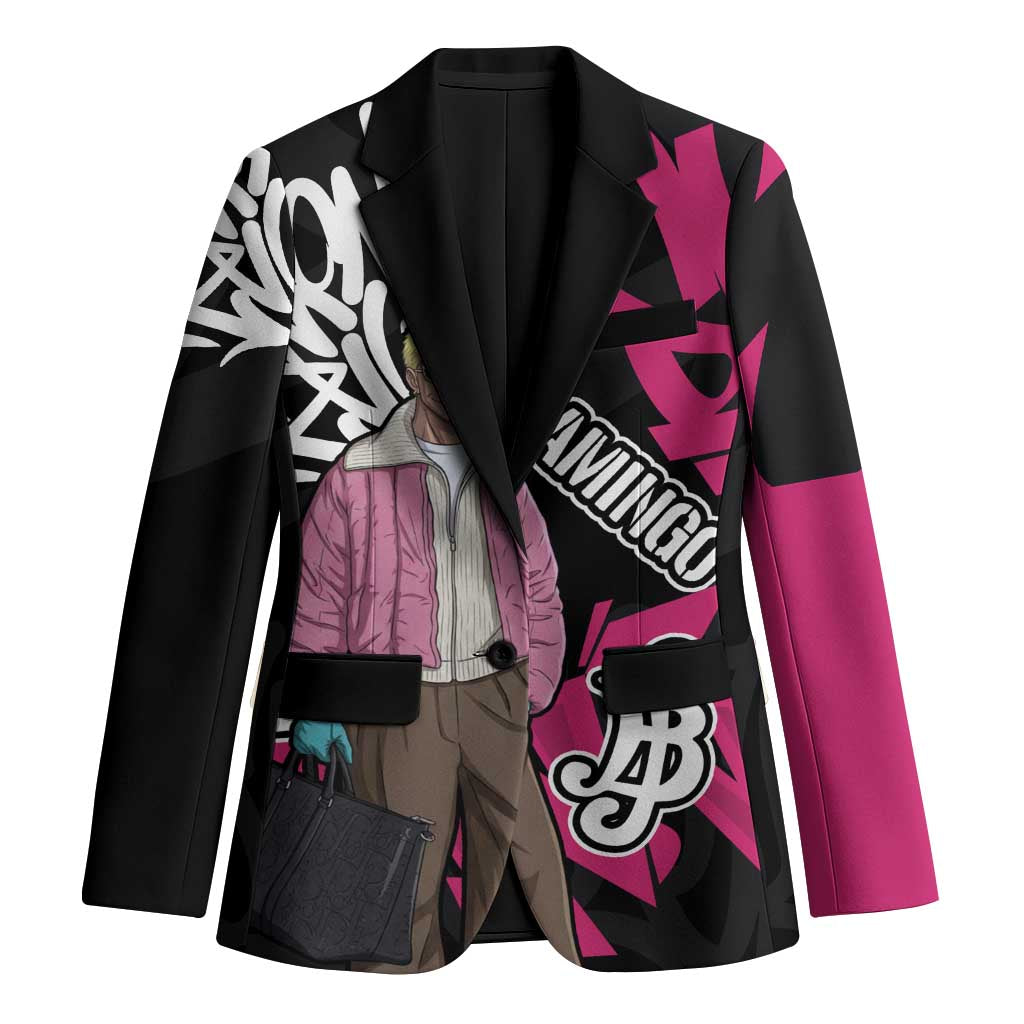 Donquixote Doflamingo One Piece Blazer Graffiti Street Art Anime Collage