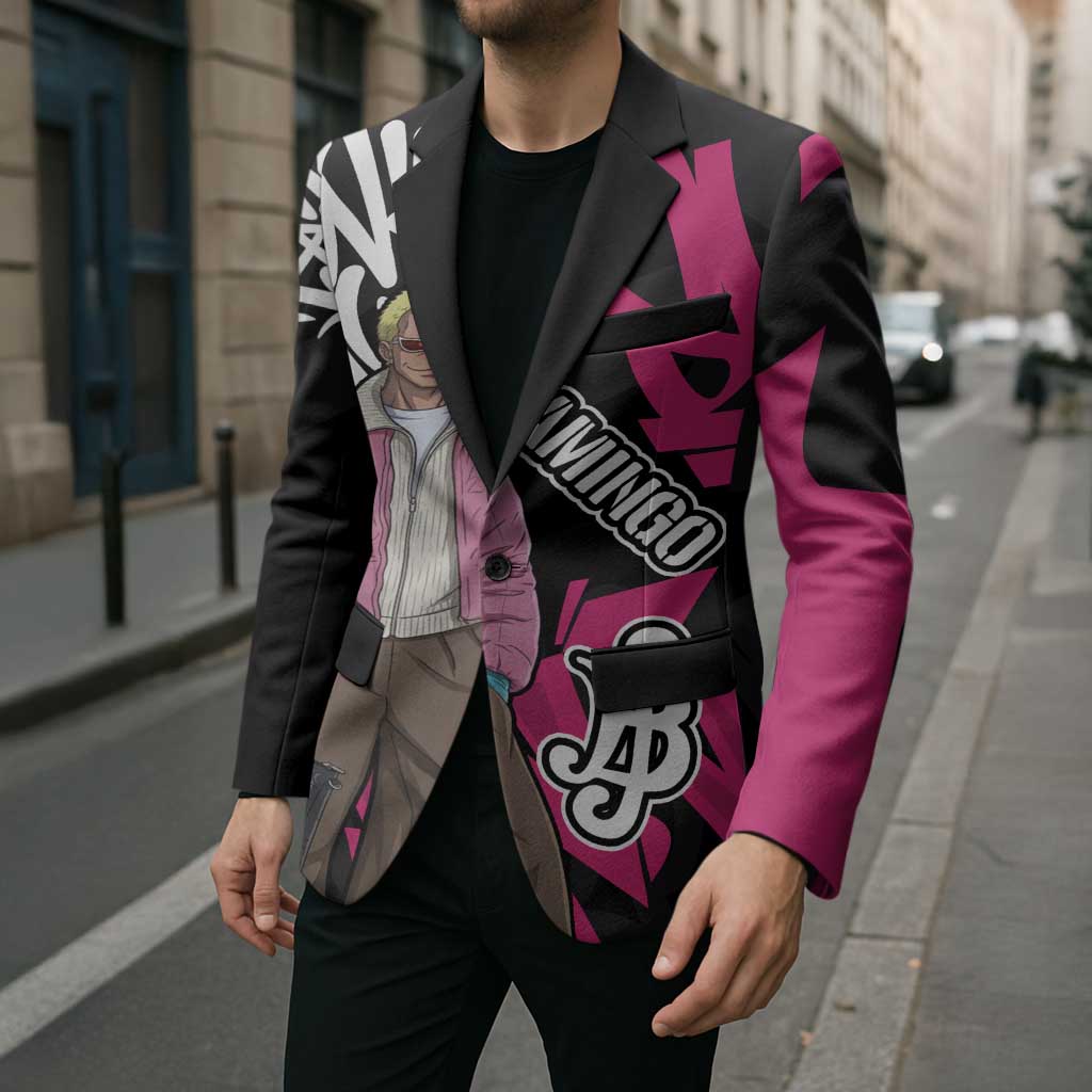 Donquixote Doflamingo One Piece Blazer Graffiti Street Art Anime Collage