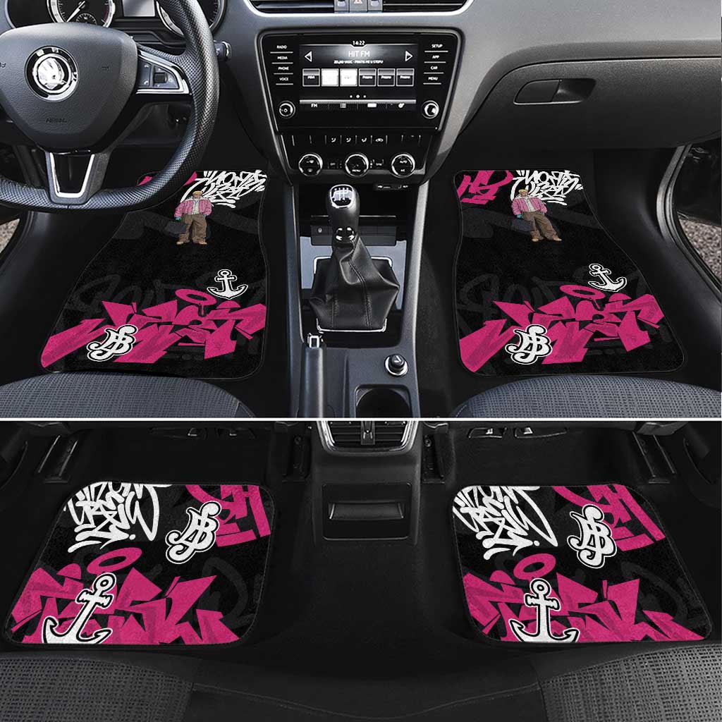 Donquixote Doflamingo One Piece Car Mats Graffiti Street Art Anime Collage