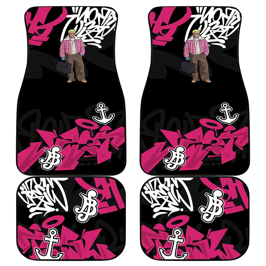 Donquixote Doflamingo One Piece Car Mats Graffiti Street Art Anime Collage