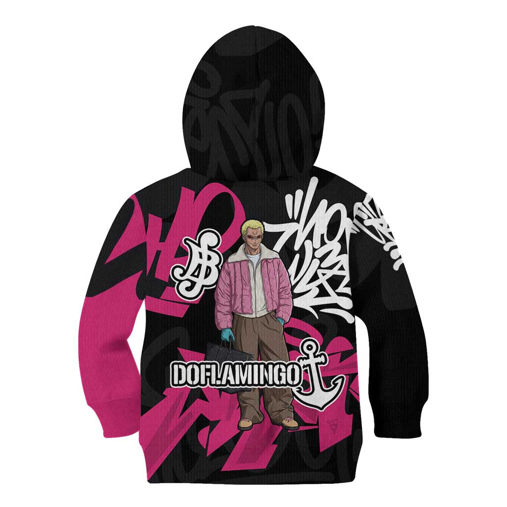 Donquixote Doflamingo One Piece Kid Hoodie Graffiti Street Art Anime Collage