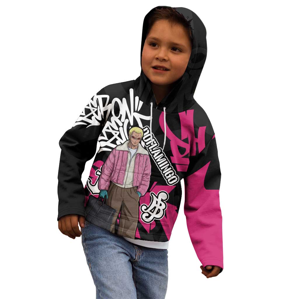 Donquixote Doflamingo One Piece Kid Hoodie Graffiti Street Art Anime Collage