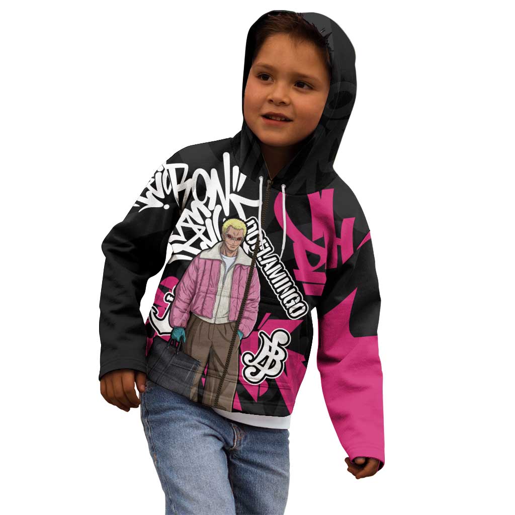 Donquixote Doflamingo One Piece Kid Hoodie Graffiti Street Art Anime Collage