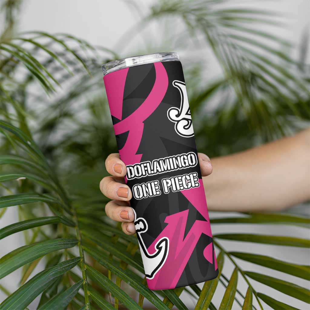 Donquixote Doflamingo One Piece Skinny Tumbler Graffiti Street Art Anime Collage