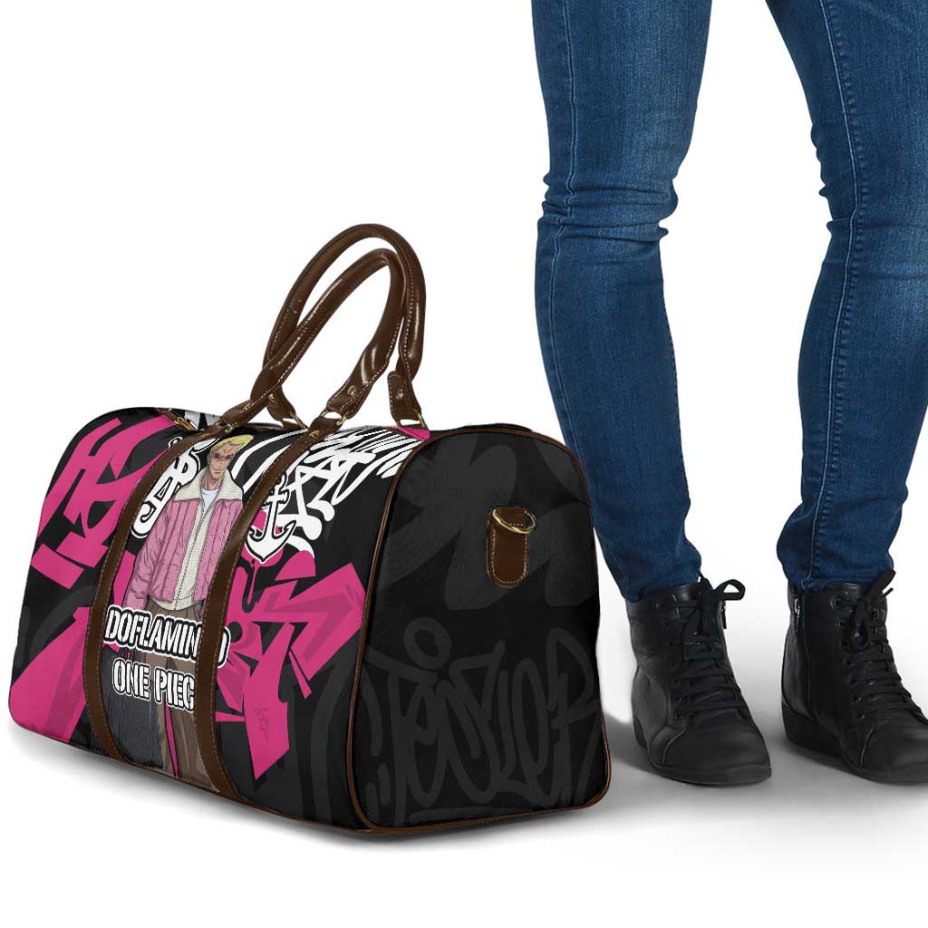 Donquixote Doflamingo One Piece Travel Bag Graffiti Street Art Anime Collage
