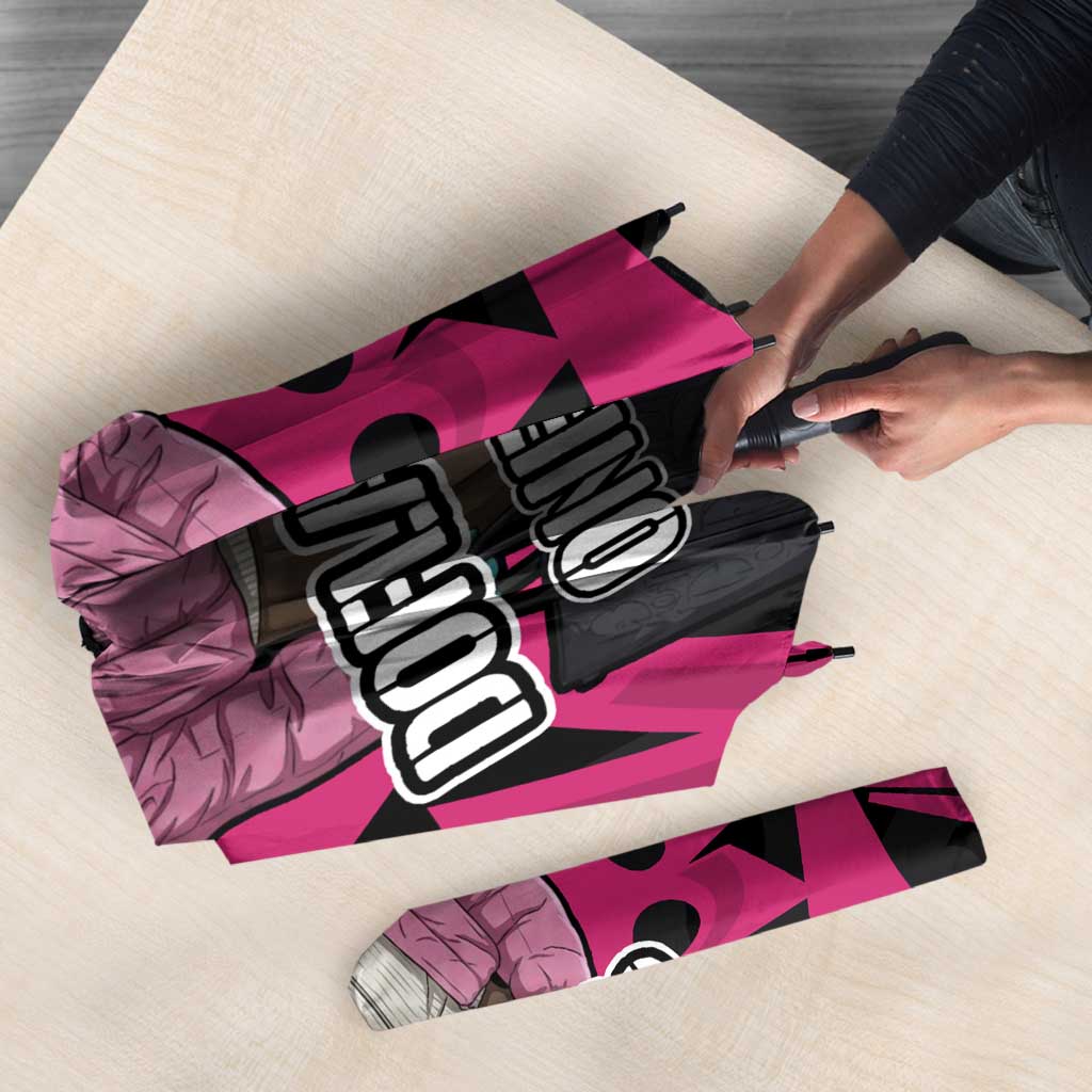 Donquixote Doflamingo One Piece Umbrella Graffiti Street Art Anime Collage