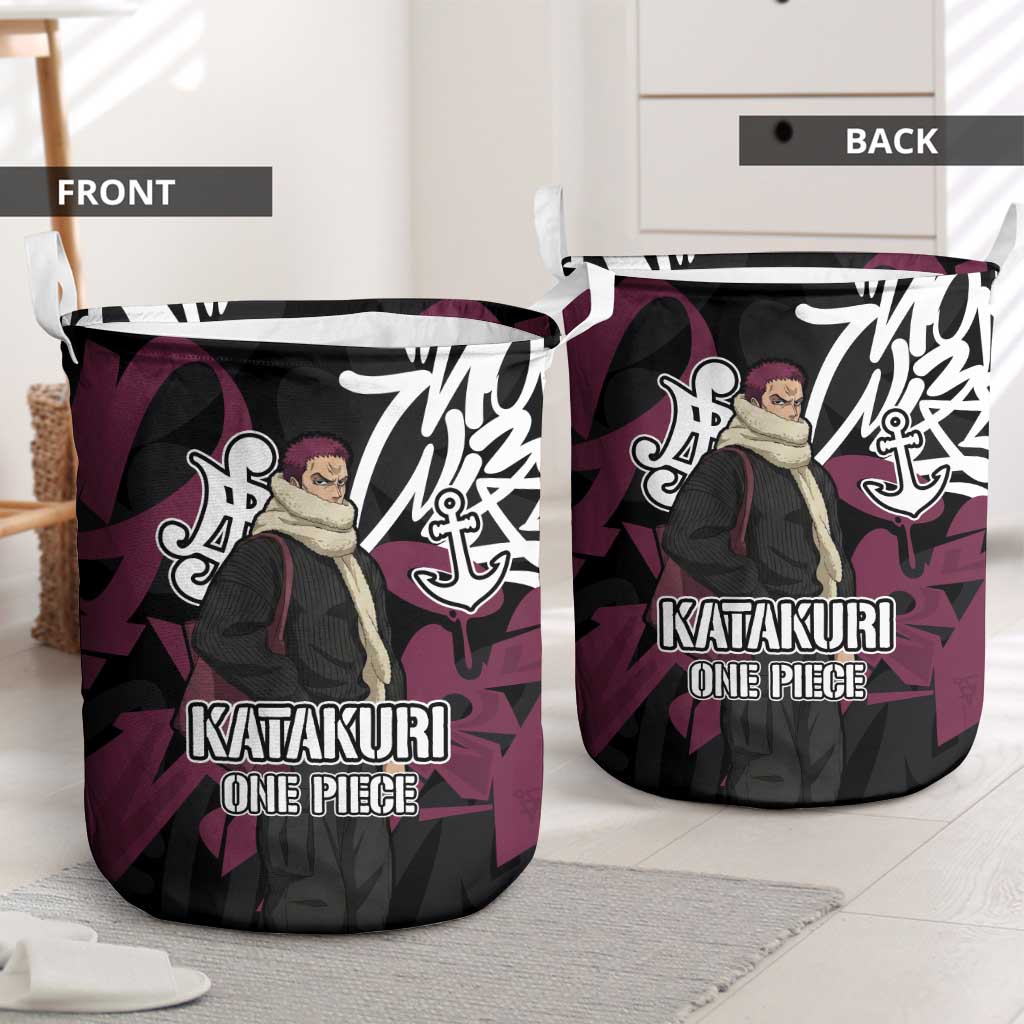 Charlotte Katakuri One Piece Laundry Basket Graffiti Street Art Anime Collage