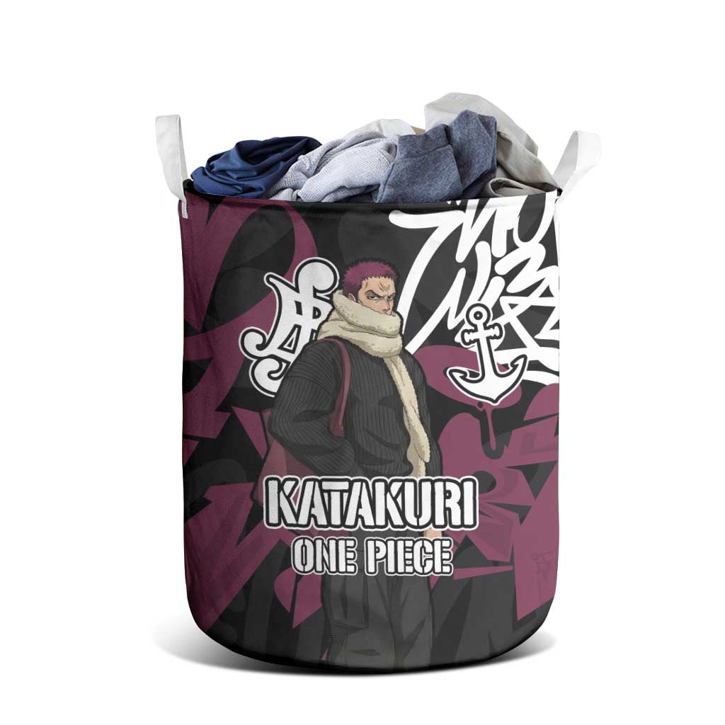 Charlotte Katakuri One Piece Laundry Basket Graffiti Street Art Anime Collage