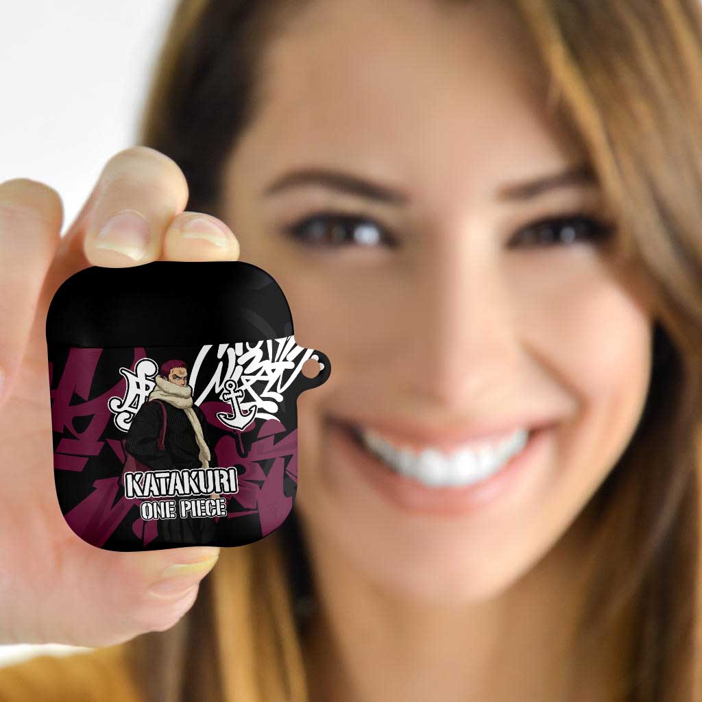 Charlotte Katakuri One Piece AirPods Case Graffiti Street Art Anime Collage