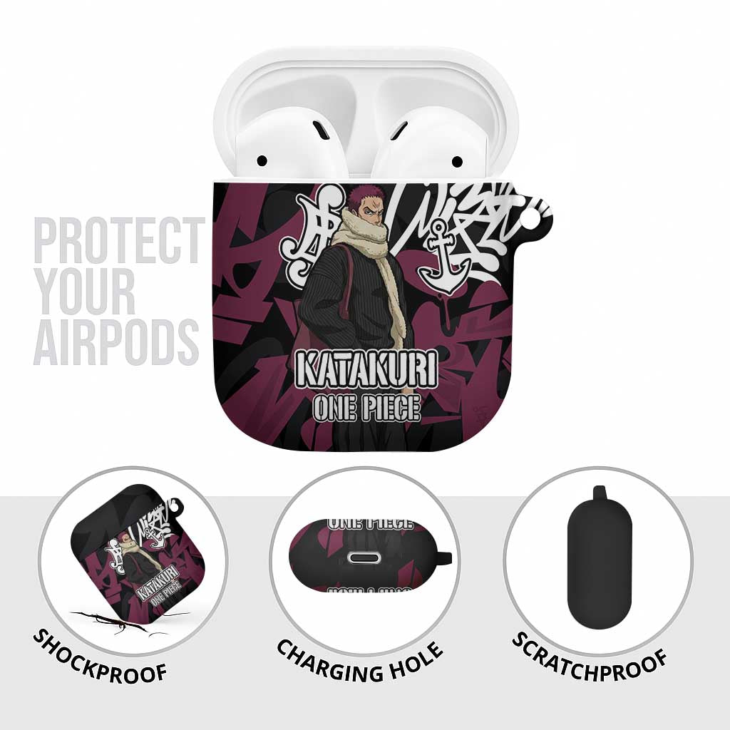 Charlotte Katakuri One Piece AirPods Case Graffiti Street Art Anime Collage