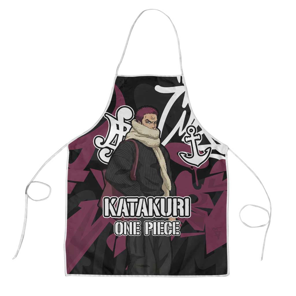 Charlotte Katakuri One Piece Apron Graffiti Street Art Anime Collage
