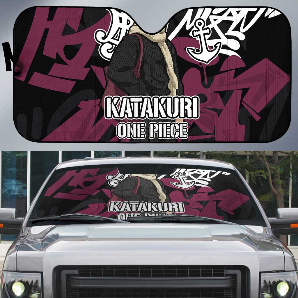 Charlotte Katakuri One Piece Auto Sun Shade Graffiti Street Art Anime Collage