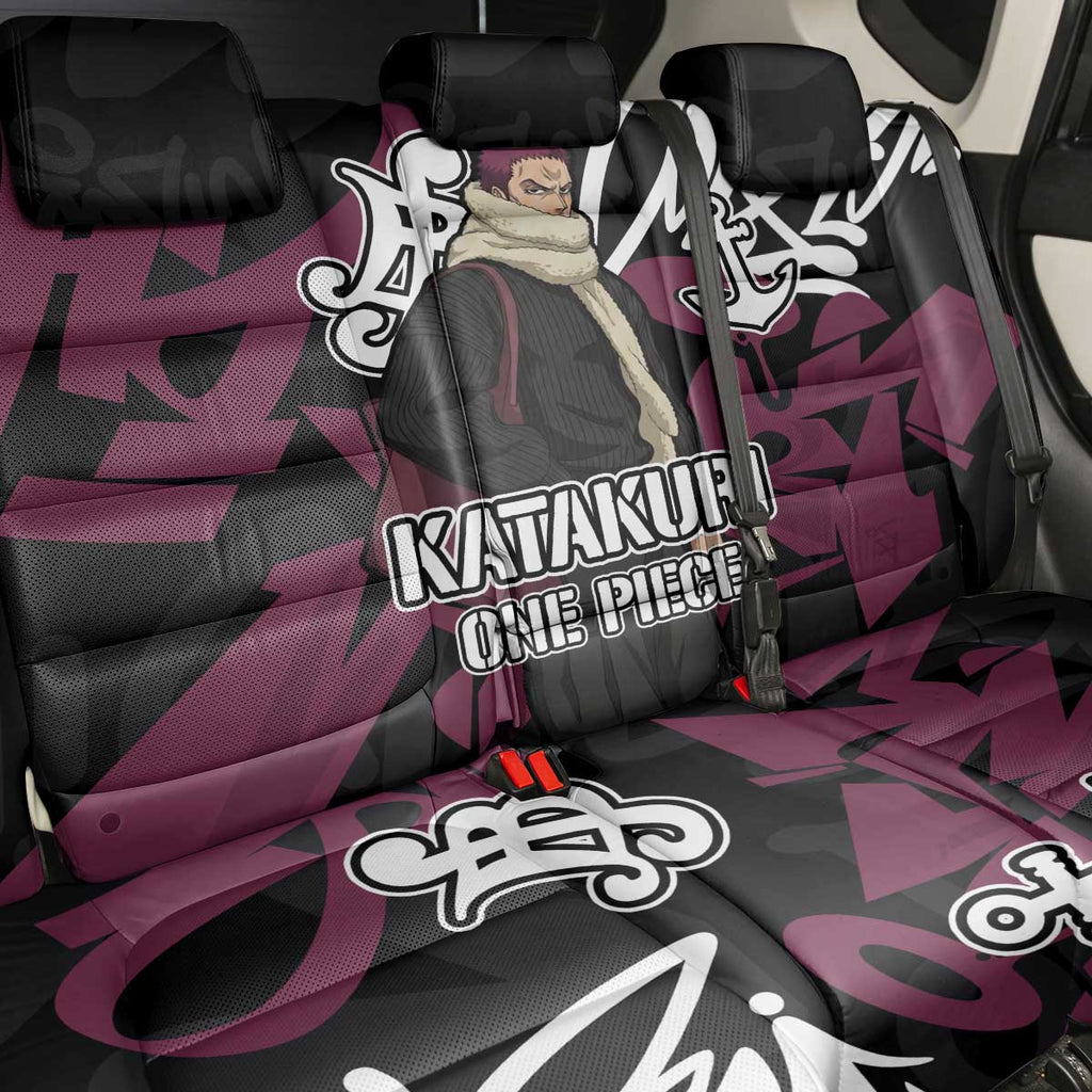 Charlotte Katakuri One Piece Back Car Seat Cover Graffiti Street Art Anime Collage