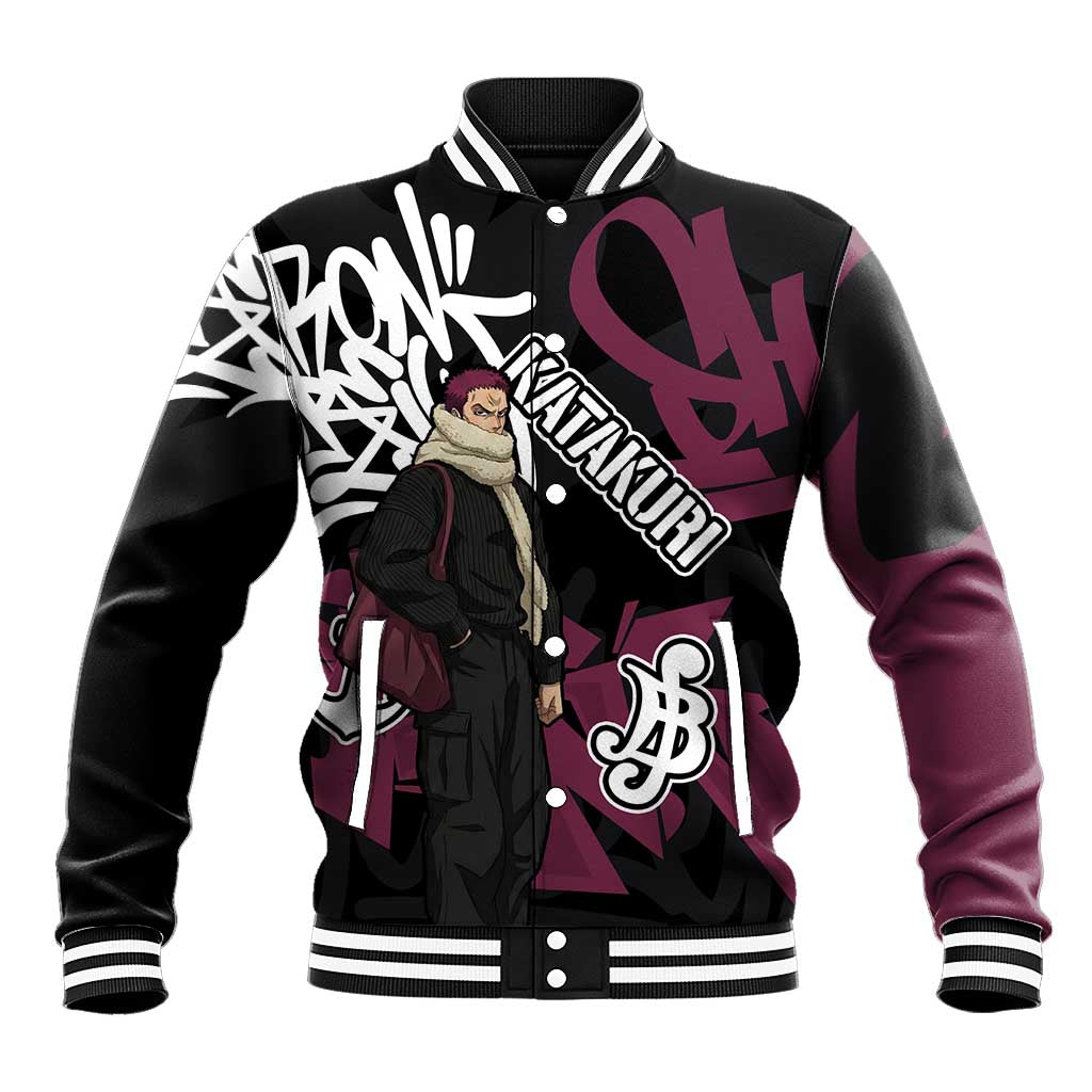 Charlotte Katakuri One Piece Baseball Jacket Graffiti Street Art Anime Collage