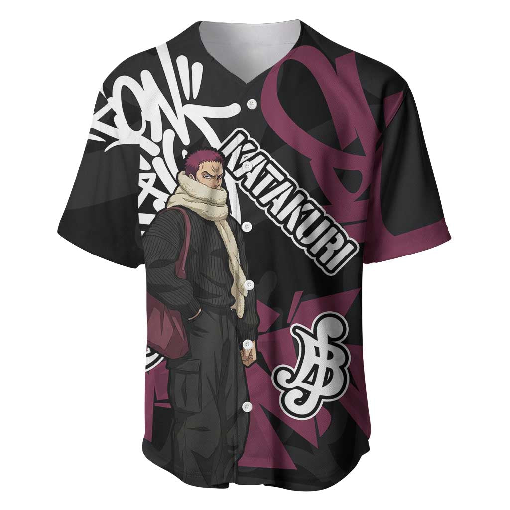 Charlotte Katakuri One Piece Baseball Jersey Graffiti Street Art Anime Collage