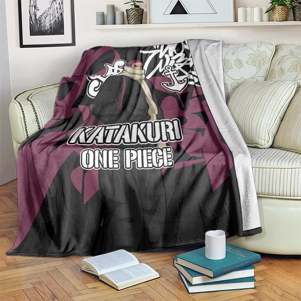 Charlotte Katakuri One Piece Blanket Graffiti Street Art Anime Collage