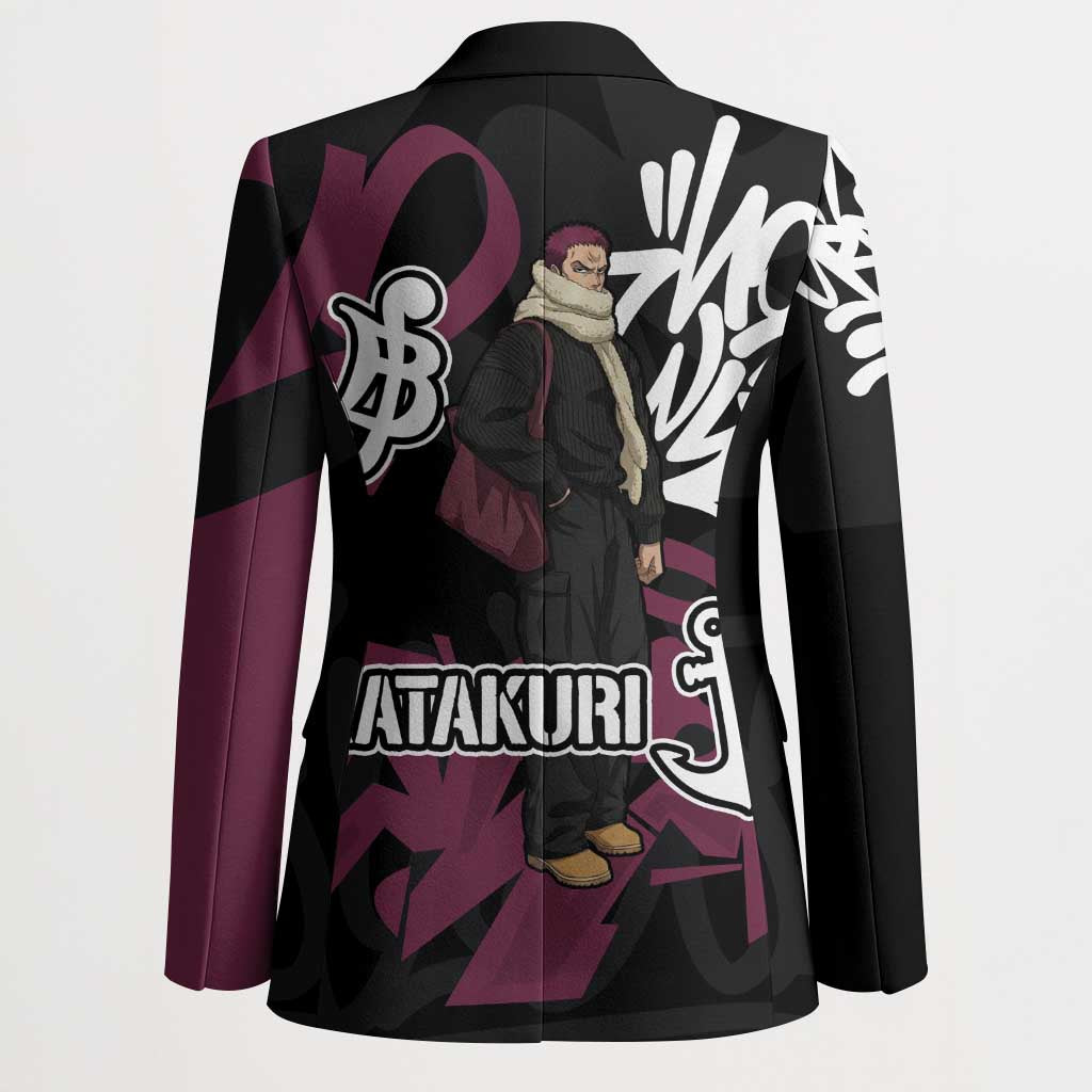 Charlotte Katakuri One Piece Blazer Graffiti Street Art Anime Collage
