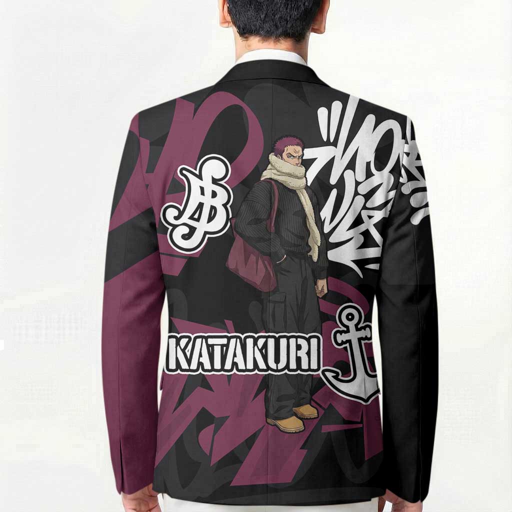 Charlotte Katakuri One Piece Blazer Graffiti Street Art Anime Collage