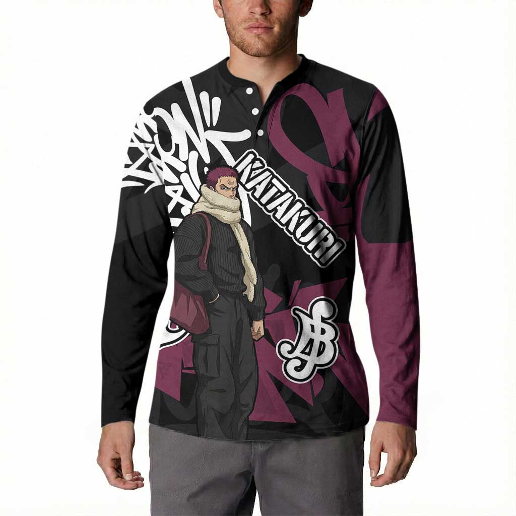 Charlotte Katakuri One Piece Button Sweatshirt Graffiti Street Art Anime Collage