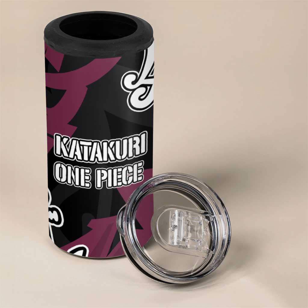 Charlotte Katakuri One Piece 4 in 1 Can Cooler Tumbler Graffiti Street Art Anime Collage