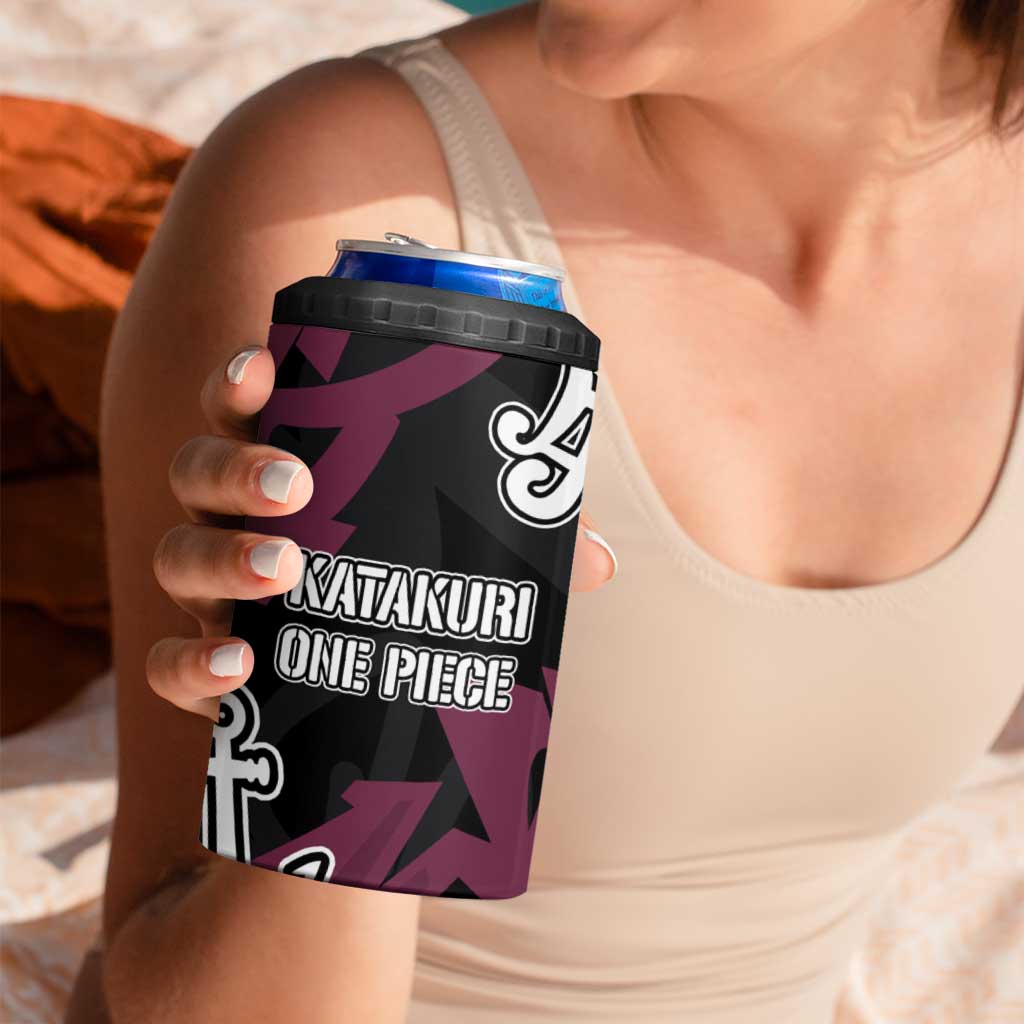 Charlotte Katakuri One Piece 4 in 1 Can Cooler Tumbler Graffiti Street Art Anime Collage