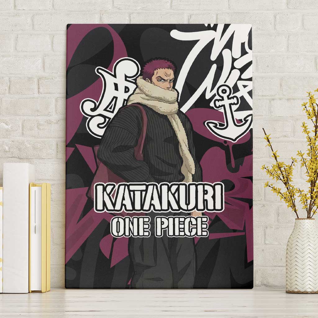 Charlotte Katakuri One Piece Canvas Wall Art Graffiti Street Art Anime Collage