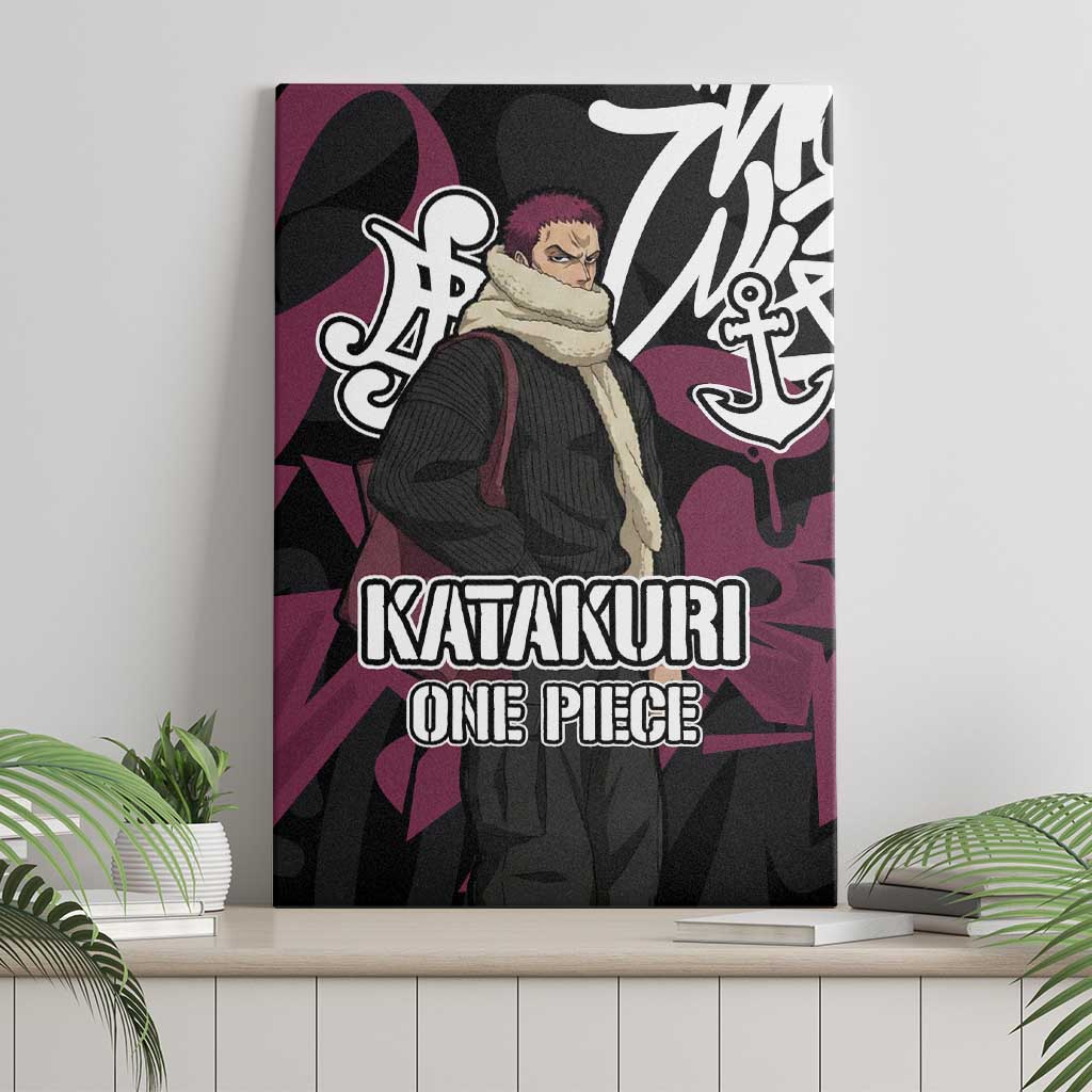 Charlotte Katakuri One Piece Canvas Wall Art Graffiti Street Art Anime Collage