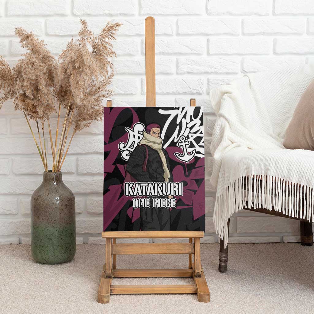 Charlotte Katakuri One Piece Canvas Wall Art Graffiti Street Art Anime Collage