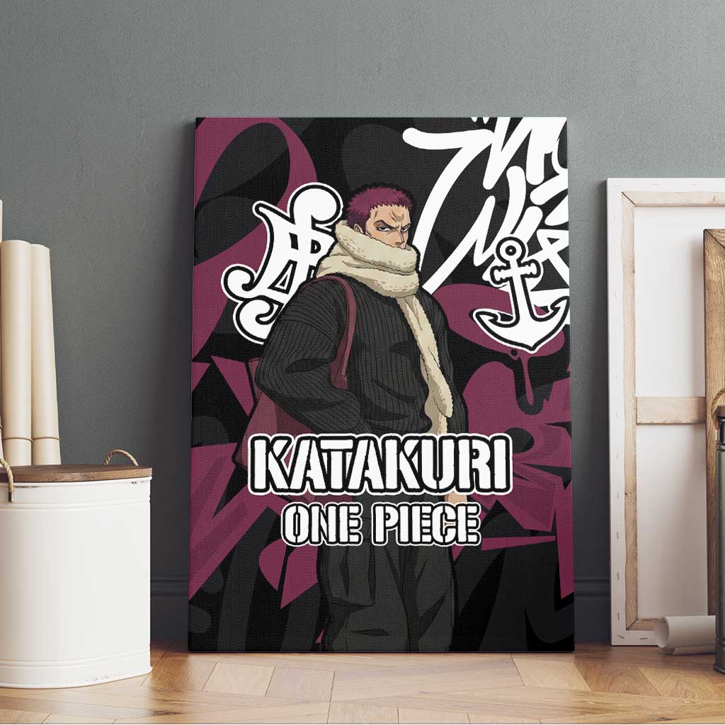 Charlotte Katakuri One Piece Canvas Wall Art Graffiti Street Art Anime Collage