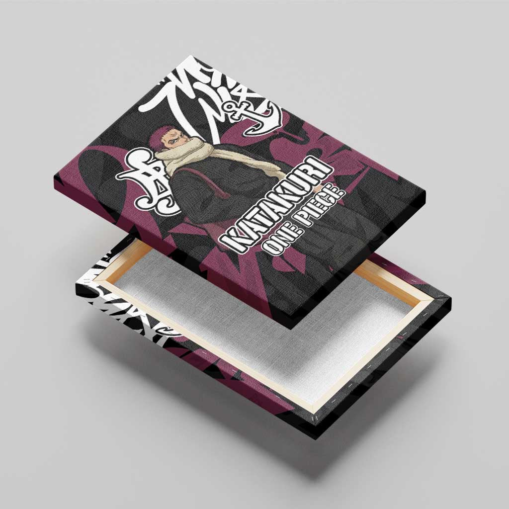 Charlotte Katakuri One Piece Canvas Wall Art Graffiti Street Art Anime Collage