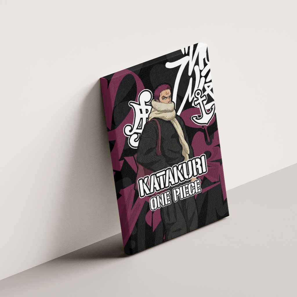 Charlotte Katakuri One Piece Canvas Wall Art Graffiti Street Art Anime Collage