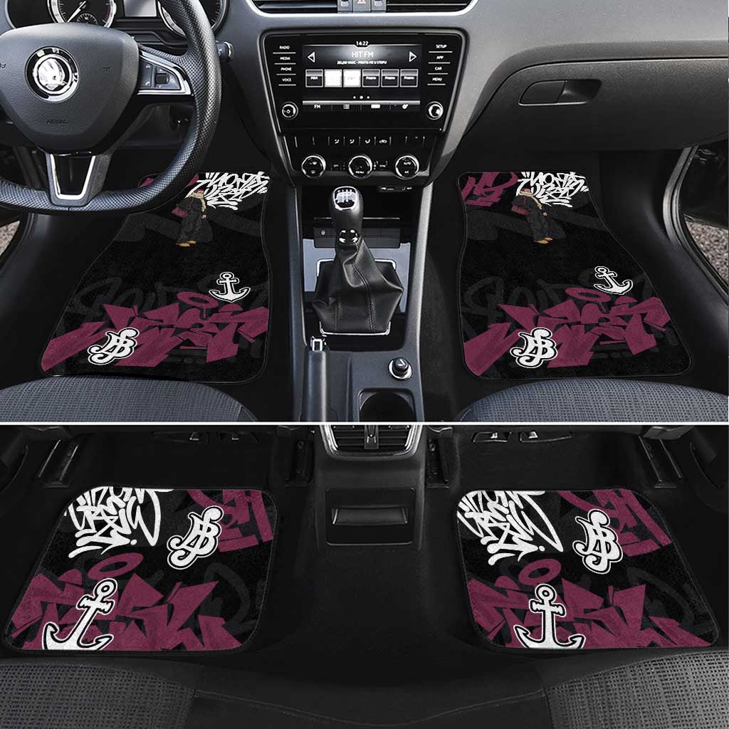 Charlotte Katakuri One Piece Car Mats Graffiti Street Art Anime Collage