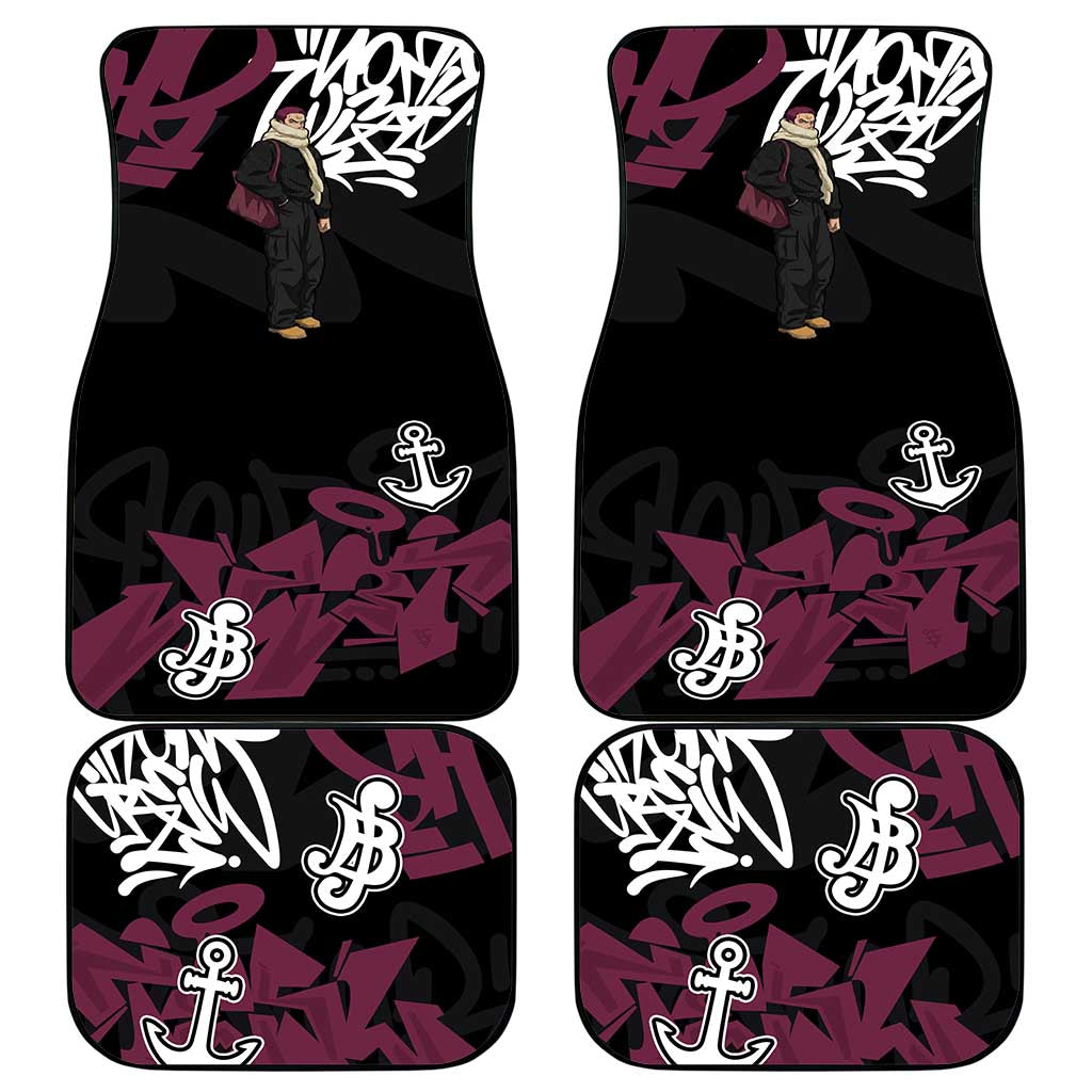 Charlotte Katakuri One Piece Car Mats Graffiti Street Art Anime Collage