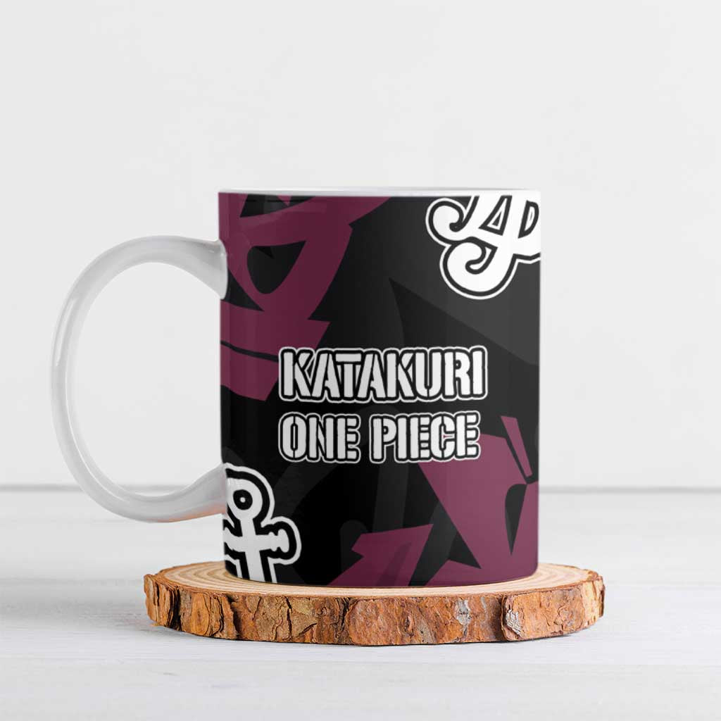 Charlotte Katakuri One Piece Ceramic Mug Graffiti Street Art Anime Collage
