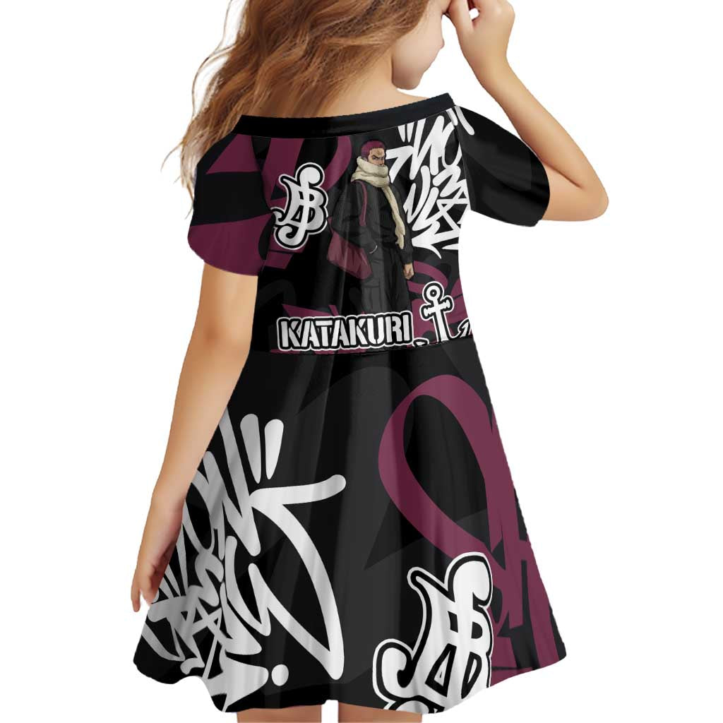 Charlotte Katakuri One Piece Family Matching Long Sleeve Bodycon Dress and Hawaiian Shirt Graffiti Street Art Anime Collage