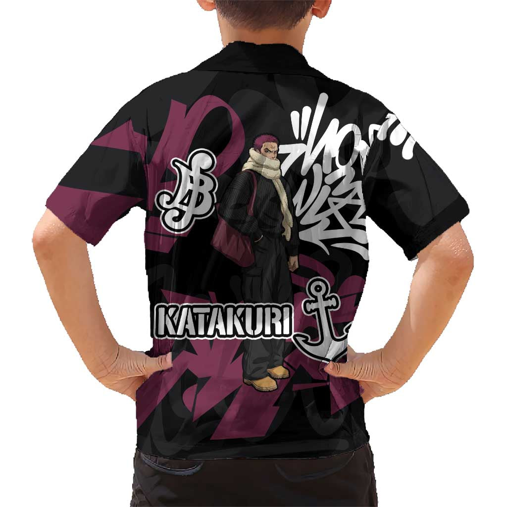 Charlotte Katakuri One Piece Family Matching Puletasi and Hawaiian Shirt Graffiti Street Art Anime Collage
