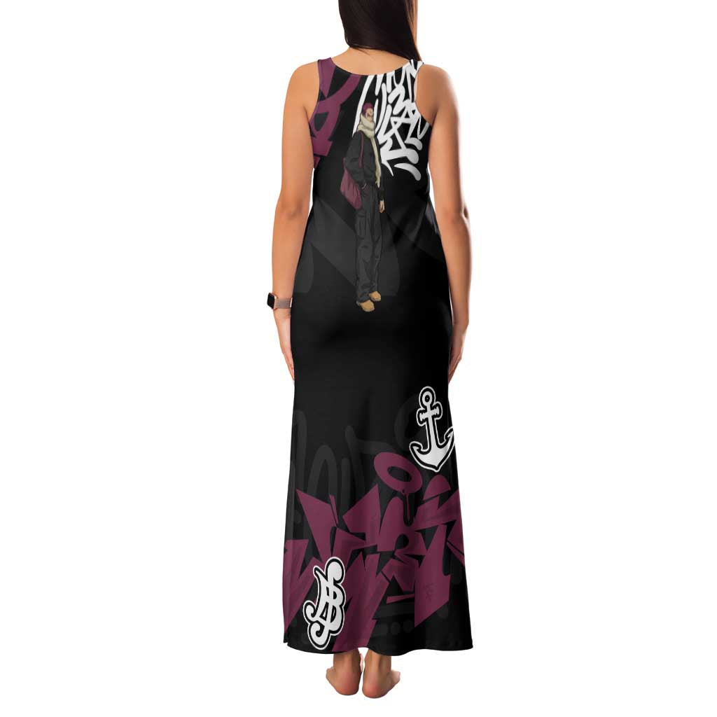 Charlotte Katakuri One Piece Family Matching Tank Maxi Dress and Hawaiian Shirt Graffiti Street Art Anime Collage