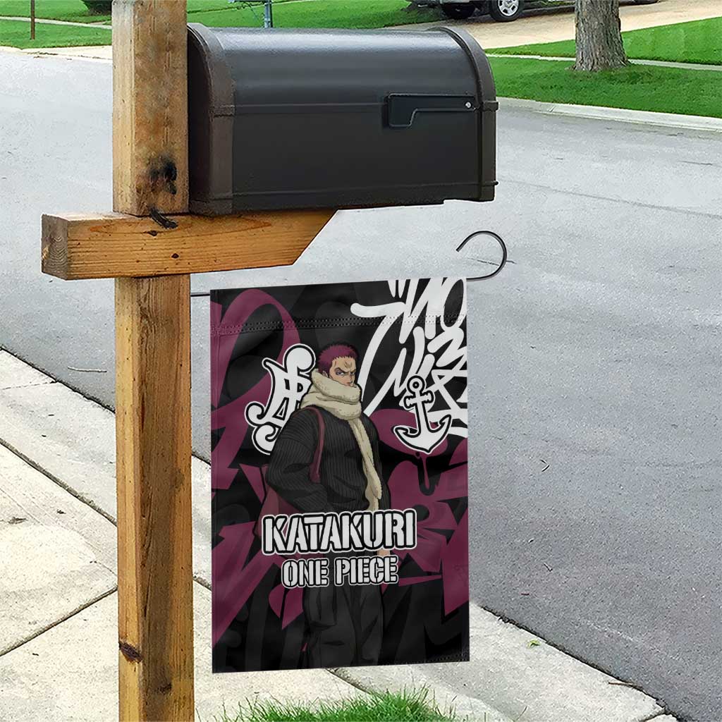 Charlotte Katakuri One Piece Garden Flag Graffiti Street Art Anime Collage