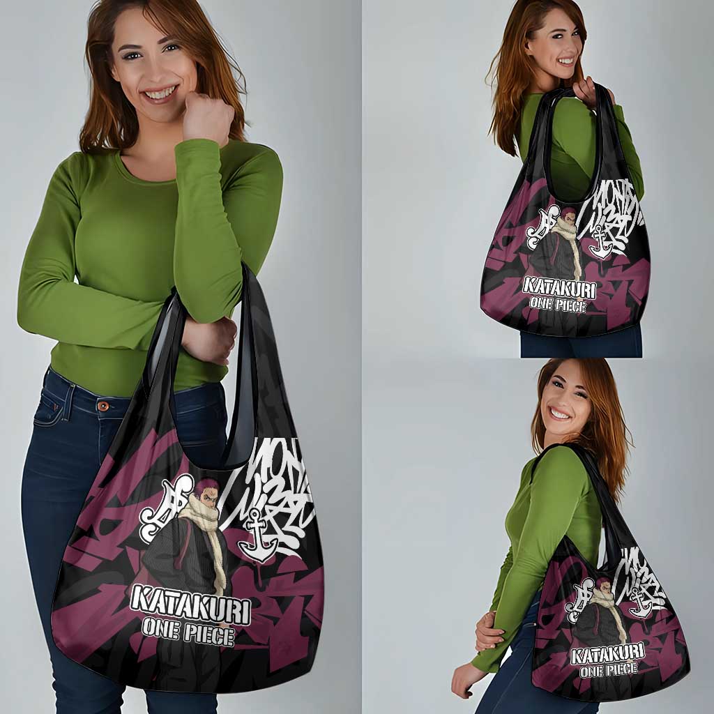 Charlotte Katakuri One Piece Grocery Bag Graffiti Street Art Anime Collage
